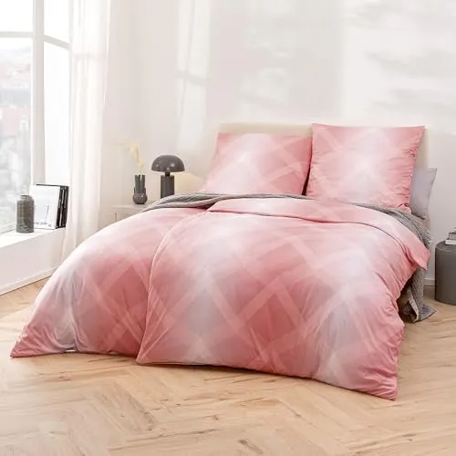 ESTELLA Bettwäsche EMILIJAN Jersey 135x200 cm in orange von ESTELLA