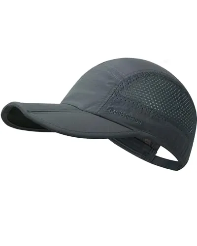 GADIEMKENSD Folding Outdoor Hat UPF 50+ Sun Protection Mesh Sport Hat