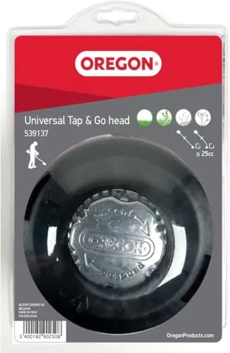 OREGON Profi Fadenkopf für Motorsensen, Halbautomat, Tap + Go - Universal Fadenkopf für Motorsensen ab 33 cc, sorgt für effizientes Arbeiten und einfache Handhabung.