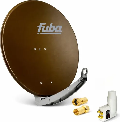 Fuba DAA 780 B Satelliten-Komplettanlage mit PremiumX Quad LNB