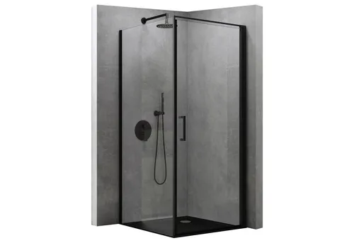 doporro Eckdusche Duschkabine 80x75 cm aus ESG-Sicherheitsglas - Eckdusche mit 8mm ESG-Sicherheitsglas und NANO-Beschichtung für einfache Reinigung, ideal für moderne Badezimmer. Schnelle Montage und elegantes Design.