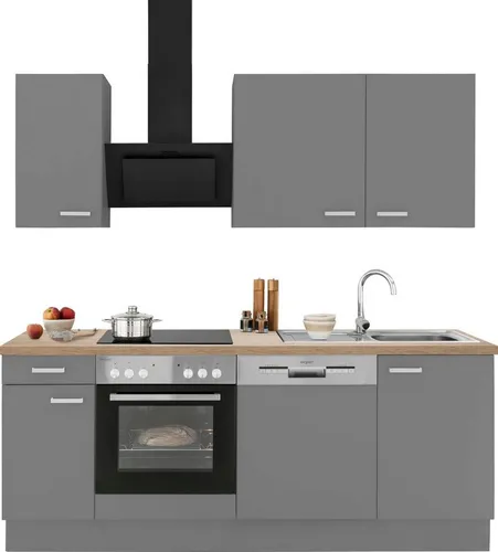 OPTIFIT Küchenzeile Parma, mit E-Geräten, Breite 210 cm
