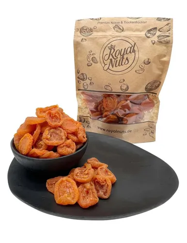 Aprikosen getrocknet - in Scheiben - Säuerlich - 0,5kg - 500g - Royalnuts