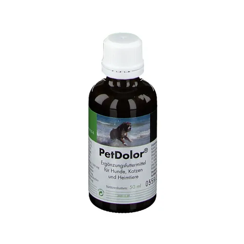 PetDolor - Gelenkunterstützung für Haustiere - Ergänzungsfuttermittel für Hunde, Katzen und Nagetiere zur Gesunderhaltung der Gelenke mit Weidenrinde, Ginkgo und Hanf für optimale Beweglichkeit.