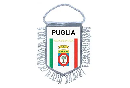 Akachafactory Wimpel mini Flagge Fahne flaggen miniflagge Stadt Italien Puglia apulien