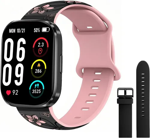 Vtkp Smartwatch (5,3 cm, android ios), Elegante Smartwatch mit 2.1 Zoll HD Touchscreen und vielseitigen