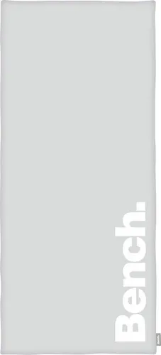 Bench Strandtuch Velours mit Schriftzug in grau von Bench.