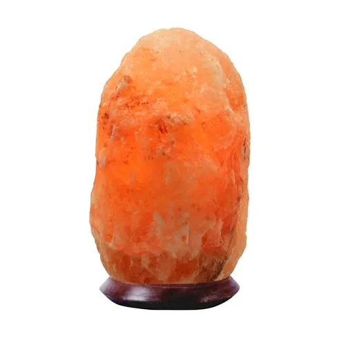 HAF Rosa Salzkristall-Tischlampe