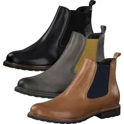 Tamaris Wanderschuhe 1-1-25056-25 schwarz Gr. 38 - Damen Wanderschuhe aus Echtleder, besonders robust und bequem für lange Wanderungen.