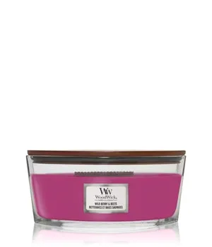WoodWick Ellipse Wild Berry & Beets Duftkerze 454 g in lila von WoodWick