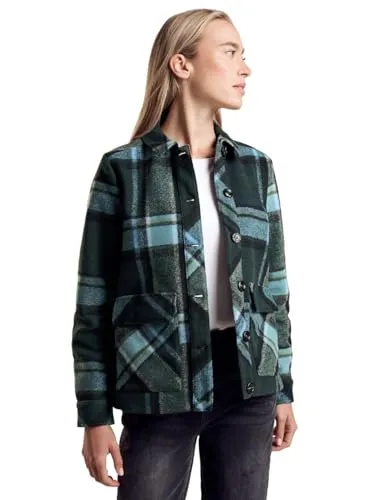 STREET ONE Damen A212241 Kurze Jacke, Hunter Green, 46 in grün von Street One