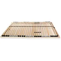 vidaXL Lattenrost 100x200 cm mit 28 Latten und 7 Zonen - Lattenrost für optimalen Schlafkomfort, mit 7 Zonen und verstellbarer Festigkeit für individuelle Unterstützung. Robuster Buchenholz-Rahmen sorgt für Langlebigkeit.