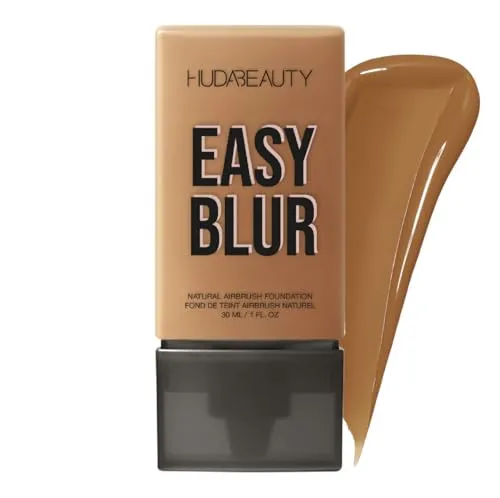 Huda Easy Blur Make-up-Grundierung - Make-up mit 1,5 % Niacinamid zur Hautglättung und Siliziumdioxid für ein porenverkleinerndes, luftiges Finish – ideal für einen natürlichen Look.