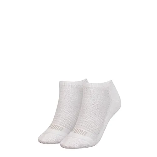 PUMA Damen Sneaker Socken, Weiß, 39-42 EU