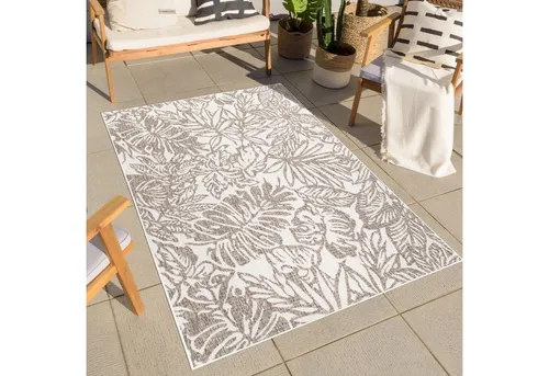 Carpet City Outdoorteppich Outdoor 469, rechteckig, Höhe: 5 mm, Läufer, UV-beständig, Flachgewebe, auch quadratisch, In- und Outdoor
