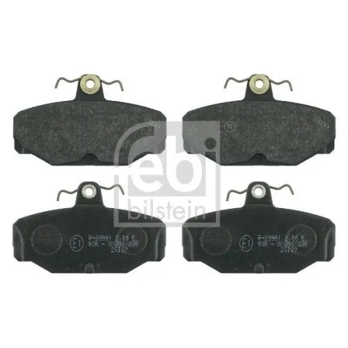 Febi Bilstein Bremsbelagsatz, Scheibenbremse 16169 von febi