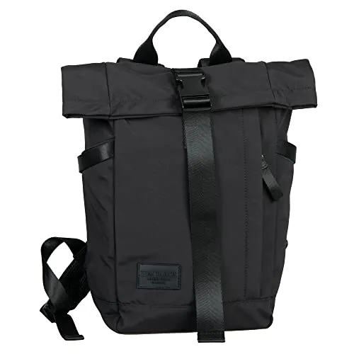 Tom Tailor Boston Daypack 53 cm mit Laptopfach - Schwarz - Rucksack für Laptop und mehr, gefertigt aus strapazierfähigem Nylon mit leichtem Design und praktischem Stauraum für Schule, Arbeit oder Reisen. Ideal für alle, die Stil und Funktionalität schätzen.