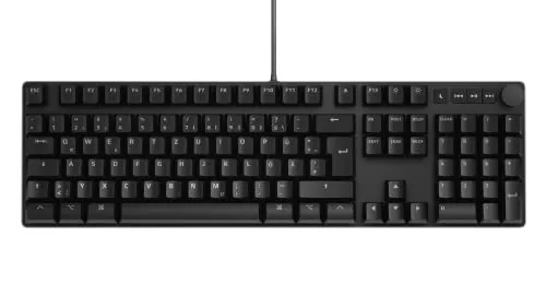 MacTigr Mechanische Tastatur QWERTZ für Mac mit Cherry MX Red Schaltern