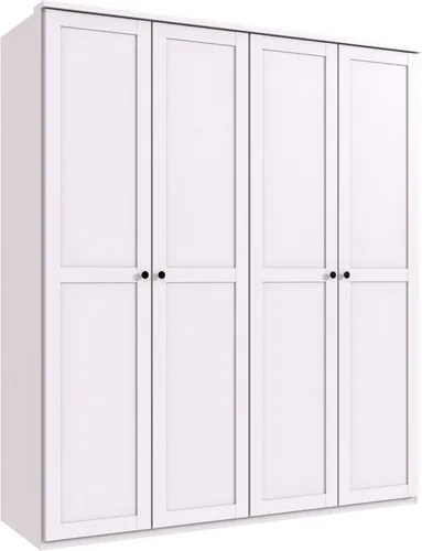 Wimex Drehtürenschrank Chalet - Drehtürenschrank in Landhausoptik mit viel Stauraum, flexiblen Einlegeböden und stabiler Bauweise aus Spanplatte – ideal für eine ordentliche und stilvolle Kleideraufbewahrung.