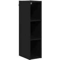 vidaXL Hängeschrank Riga Schwarz Eichen-Optik 20 x 29,5 x 80 cm 884427