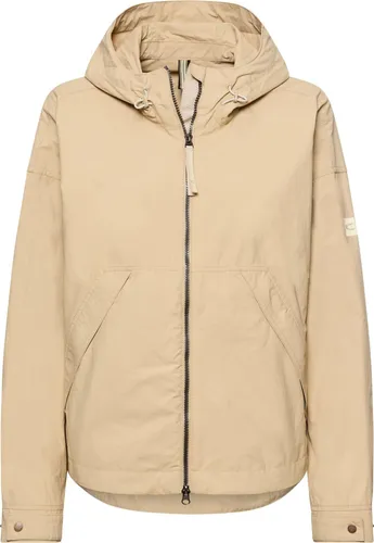 camel active Damen Leicht packbare Übergangsjacke im Oversized Fit Sand