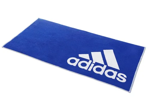 adidas Handtuch L, Team Royal Blue, One Size - Sporthandtuch für Schwimmer, 100% Baumwolle, besonders saugfähig und ideal für Schwimmbadbesuche. Maße: 140x70 cm.