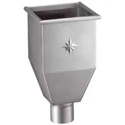 GRÖMO ZINK Wasserfangkasten lang TITANZINK ø100 von GROMO