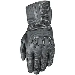 Held Motorradhandschuhe Air Stream 3.0 - Schwarz, Lange Finger, Größe 10 - Motorradhandschuhe für Sportler, ganzjährig nutzbar, mit perforierten Fingern und Knöchelschutz durch Hartplastikschale für optimalen Schutz und Komfort.