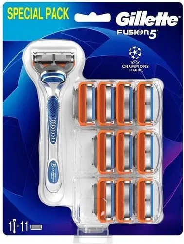 Gillette Fusion 5 Rasierer + 11 Rasierklingen
