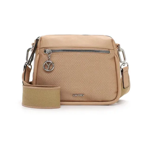 SURI FREY Umhängetasche SFY Patsy - Stilvoll & Praktisch - Umhängetasche aus Feinsynthetik mit abnehmbarem Umhängeriemen, edler Lasercut-Optik und praktischem Stauraum für unterwegs.