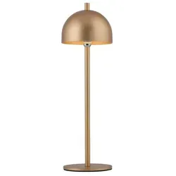 SCHÖNER WOHNEN Akku-Tischleuchte Bellis – Elegante Lichtquelle in Gold - Stilvolle Akku-Tischleuchte Bellis aus hochwertigem Aluminium und Metall, ideal für flexible Beleuchtung im Innen- und Außenbereich.