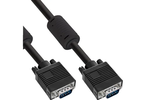 S-VGA Kabel InLine - 15pol HD Stecker, 0,5m lang, ideal für hochauflösende Monitore und einfache Verbindung