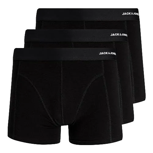 Jack & Jones JACBASIC BAMBOO TRUNKS 3 PACK NOOS in schwarz von Jack & Jones