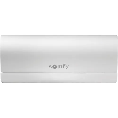 Somfy 2401362 Funk-Alarmanlagen-Erweiterung: Funk-Tür- und Fensterkontakt - Garagentor-Zubehör mit integriertem Beschleunigungssensor zur zuverlässigen Statusüberwachung von Fenstern und Türen. Schnelle Montage mit doppelseitigem Klebeband.