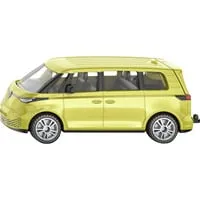 Siku 1562 VW ID.Buzz Spielzeugauto - Detailliertes Spielzeugmodell eines VW ID.Buzz in Limonengelb, ideal für Kinder und Sammler. Mit Anhängerkupplung und ikonischem Design für kreativen Spielspaß und als Geschenk geeignet.