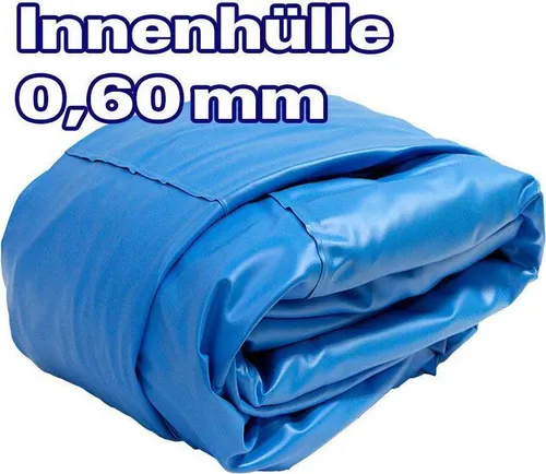 Ersatzfolie Ø 3,00 x 0,90 m 0,60 mm blau EB