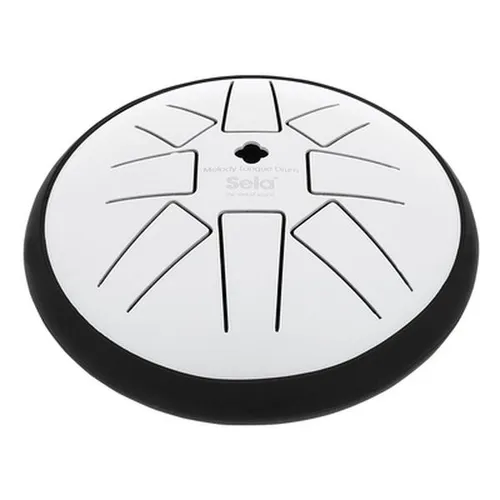 Sela Tongue Drum SE 363 - Handgefertigte Sela Harmony Tongue Drum in G Moll, ideal für Entspannung und Meditation, mit 2 Mallets und Baumwolltasche, Durchmesser: 15 cm.