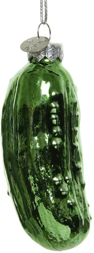 Kaemingk Glashänger Gurke grün 3 x 3 x 8,5 cm