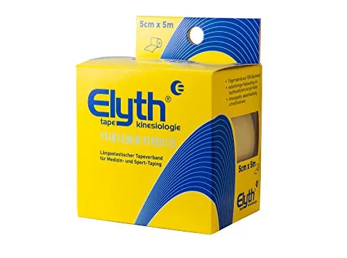 Kinesiologie Tape Elyth 5 Cmx5 m Gelb