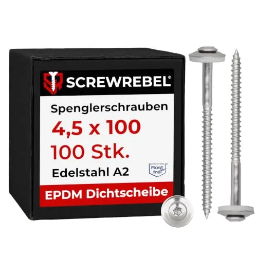 SCREW REBEL Spenglerschrauben 4,5 x 100 mm