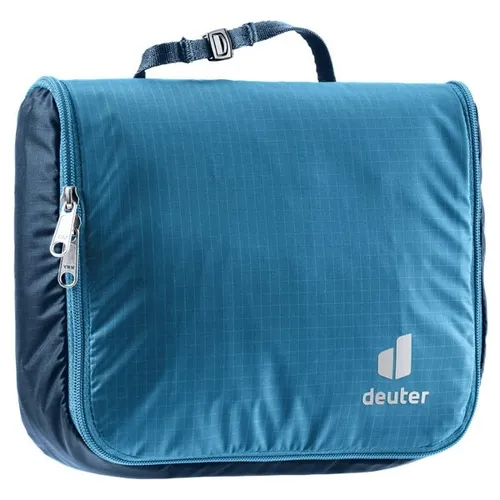 deuter Wash Center Lite I Kulturbeutel, Wave-ink - Praktischer Kulturbeutel für Reisen mit großem Hauptfach, herausnehmbarer Netztasche und abnehmbarem Spiegel – ideal für Ordnung und Komfort unterwegs.