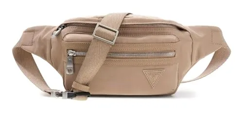 GUESS Gürteltasche Berlin Bumbag in Sand beige in beige von GUESS