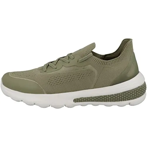 Geox Damen D SPHERICA ACTIF Sneaker, Pistachio, 40 EU - Damen-Sneaker mit atmungsaktivem Obermaterial und komfortablem Plateauabsatz für ein leichtes Laufgefühl den ganzen Tag.