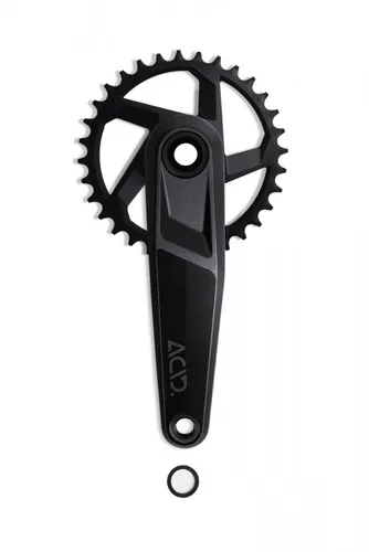 Acid MTB Pro Kurbelgarnitur 32T Kettenlinie 53 mm für Shimano 12-fach black 165 mm