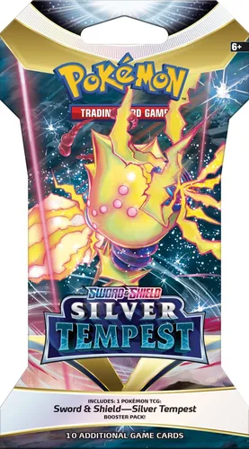Pokémon Silver Tempest 12x Sleeved Booster Vulpix - SWSH12 - TCG OVP Displays mit 12 Booster-Packs, ideal für Sammler und Spieler, die die Vulpix-Karte in englischer Ausgabe entdecken möchten.