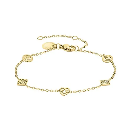 Liebeskind Berlin Armband aus Edelstahl (Gold) - Armbänder für Damen, elegantes Design aus hochwertigem Edelstahl für einen stilvollen Look
