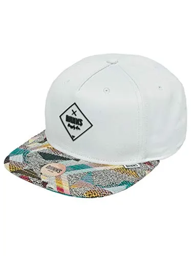 Djinns 5 Panel Snapback Cap Rubber Aztek - Stylische Snapback Cap mit flachem Schild und auffälligem Aztek-Muster, ideal für trendbewusste Outfits. Aus 100% Baumwolle für hohen Tragekomfort.