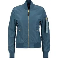 MA-1 VF Light Bomber Jacket für Damen - Die MA-1 VF Vintage Fit Light Bomber Jacket bietet einen schmalen Schnitt und glänzenden Reißverschluss. Ideal für stilvolle Outfits, ob elegant oder lässig – ein Must-Have für jede Garderobe.