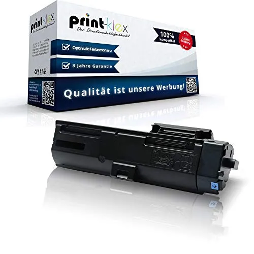 Print-Klex Tonerkartusche kompatibel für Kyocera ECOSYS P 2040 DN P 2040 DW 1T02RY0NL0 TK-1160 K TK1160 TK 1160 K Schwarz Black - Office Plus Serie