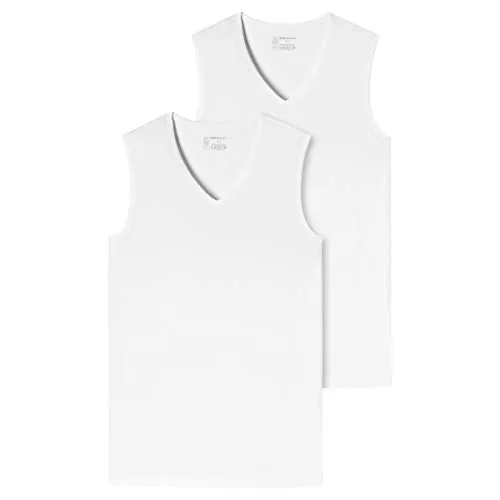 Schiesser Herren 2 Pack Unterhemd V-ausschnitt von Schiesser